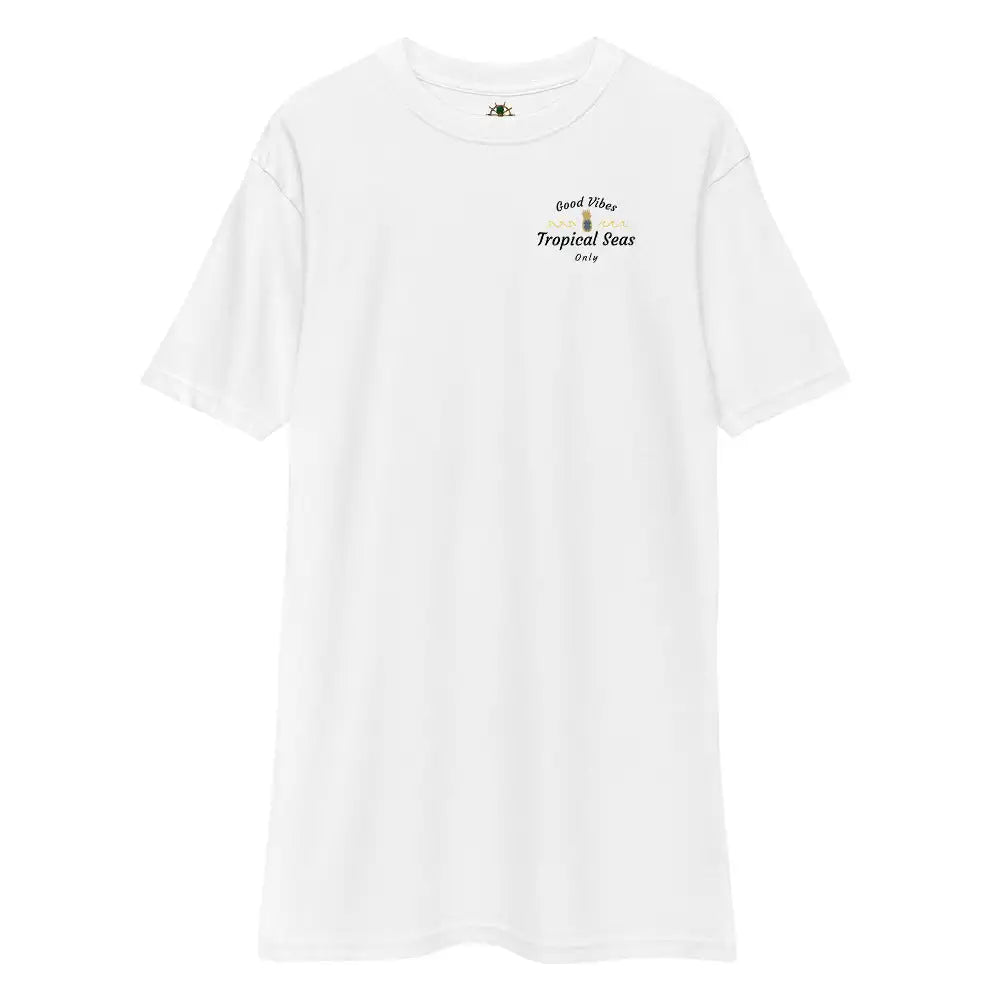 Open Face Pineapple tee Tropical Seas