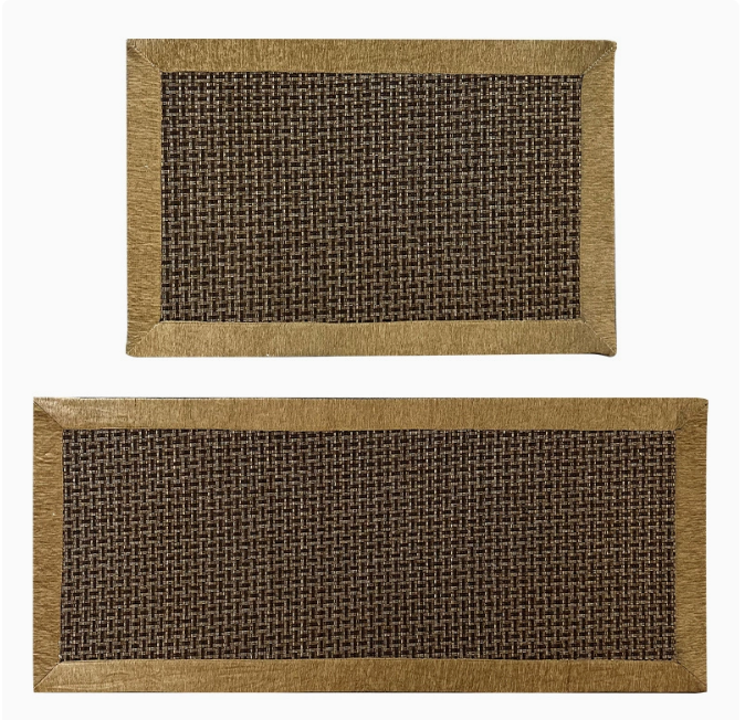 2-Pack Non-Slip Stylish Kitchen Mats