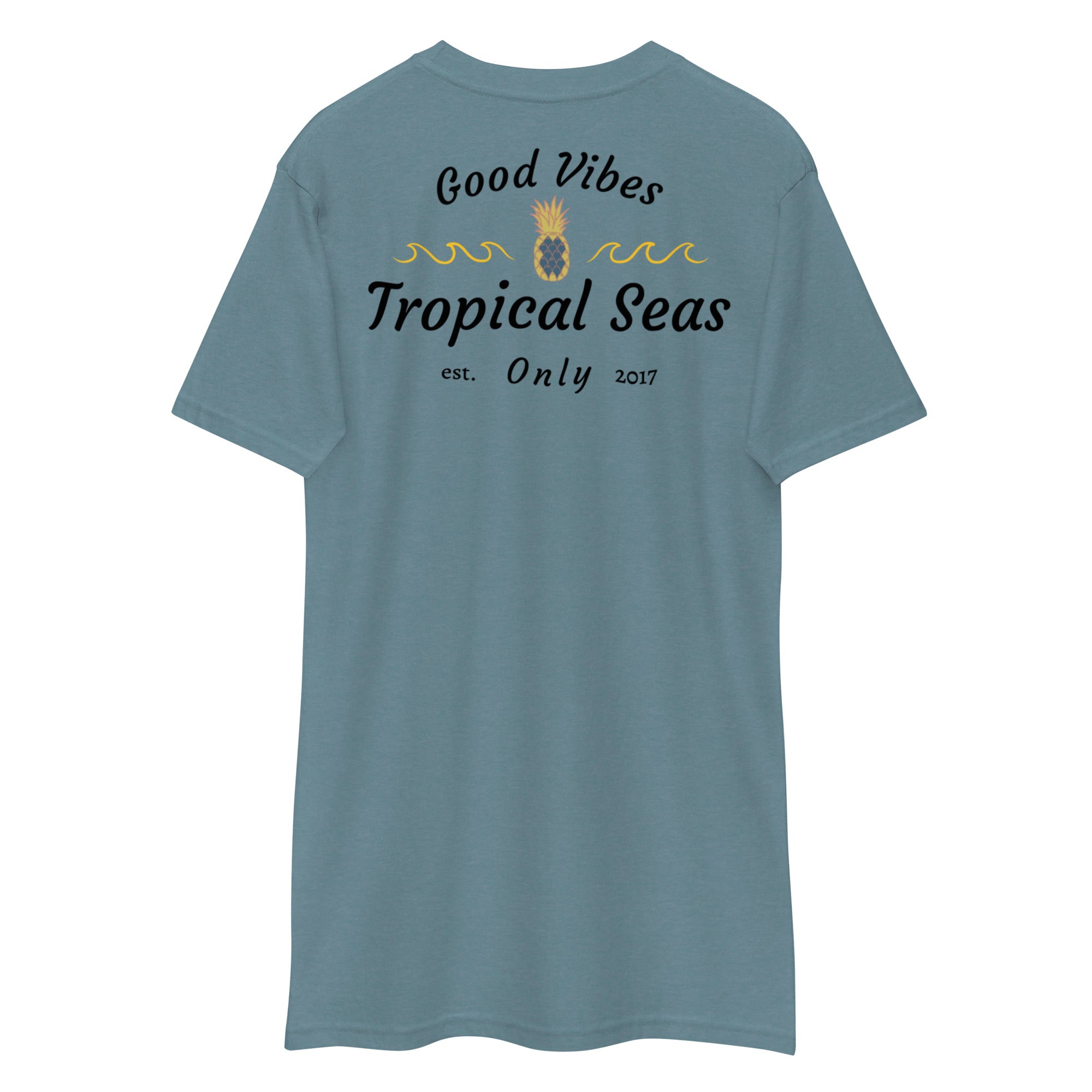 Open Face Pineapple tee Tropical Seas